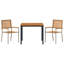 3 Piece Garden Dining Set Acacia-442601677