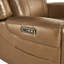 Fauteuil inclinable électrique en cuir véritable à double moteur avec appui-tête et porte-gobelets Winslow-1504658298