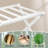 Folding Suitcase Stand With Storage Shelf-130112664