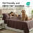 Southshore Fine Linens Vilano Springs Extra Deep Pocket 6-Piece Sheet Set, Ultra Soft Double-Brushed 110 GSM Microfiber Bedding, 21-Inch Deep Pocket, 4 Pillowcases, King, Chocolate Brown-86340219-86340212