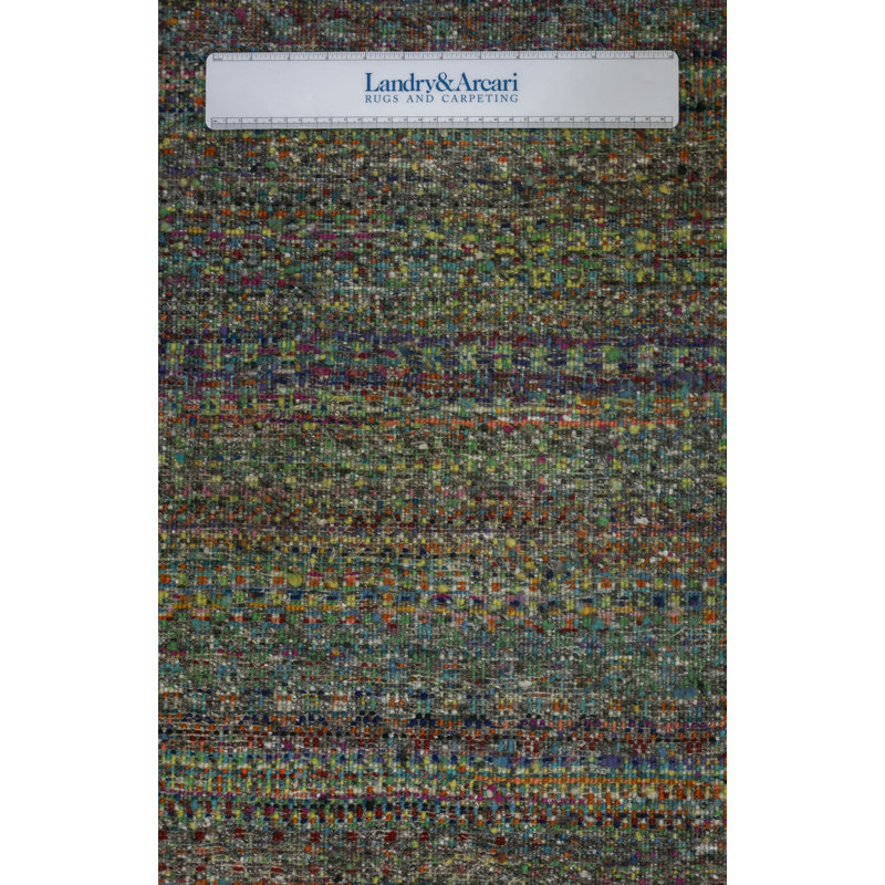 Tapis de couloir unique 4 pi 6 po x 10 pi 2 po vert