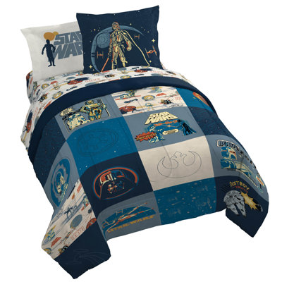 Star Wars T-Shirt Comic Bed Set W/ Sham