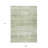 HomeRoots Rectangle Machine Woven Area Rug