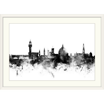 «Florence Italy Skyline» par Francy, impression