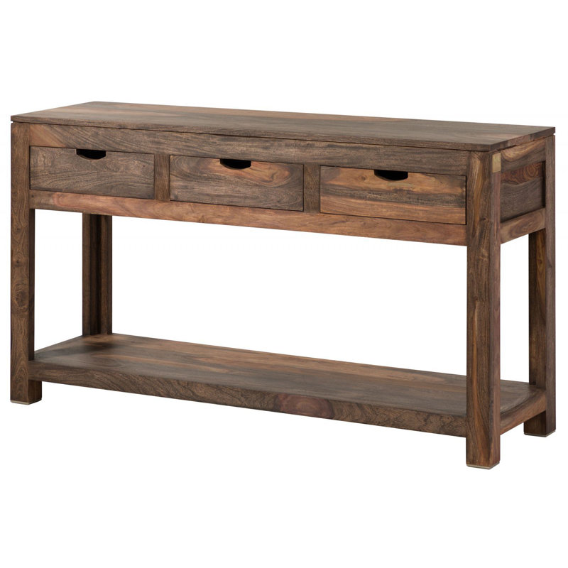 Nature 140cm Solid Wood Console Table