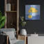 Art mural luxueux en métal «Lemon Still Life» par Farida Zaman, 24 po x 24 po-944059018