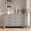 Commode double 6 tiroirs en bois robuste-612822025