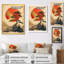 Décoration de coucher de soleil Bonsai doré orange - Japon I-132454202-132454199