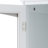 Tall Bathroom Storage Cabinet With Glass Doors, Free-Standing, Two Drawers, And Adjustable Shelves, MDF Board, Painted White - Perfect For Displaying Your Favorite Items-2095156924