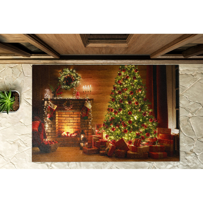 Non-Slip Christmas Outdoor Doormat