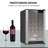 Koolatron 24 Bottle Under counter Wine Refrigerator Single Zone
