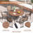 50" Round Outdoor Dining Table-1694211459