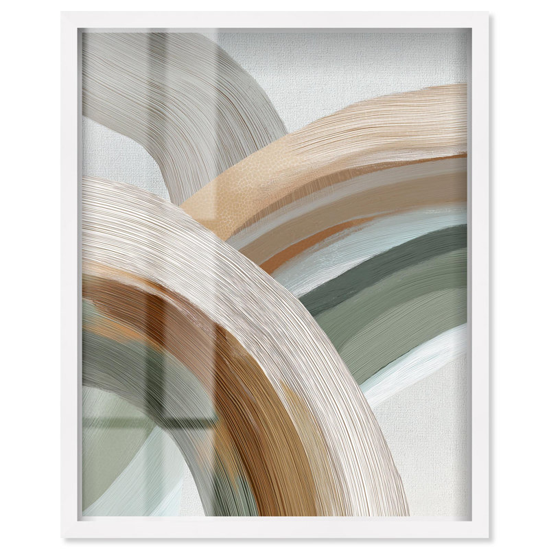 «Gentle Swell I» par Art Remedy, H 21 po x l 17 po, Blanc