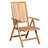 6 - Person Teak Solid Wood Patio Dining Set Rectangular Table