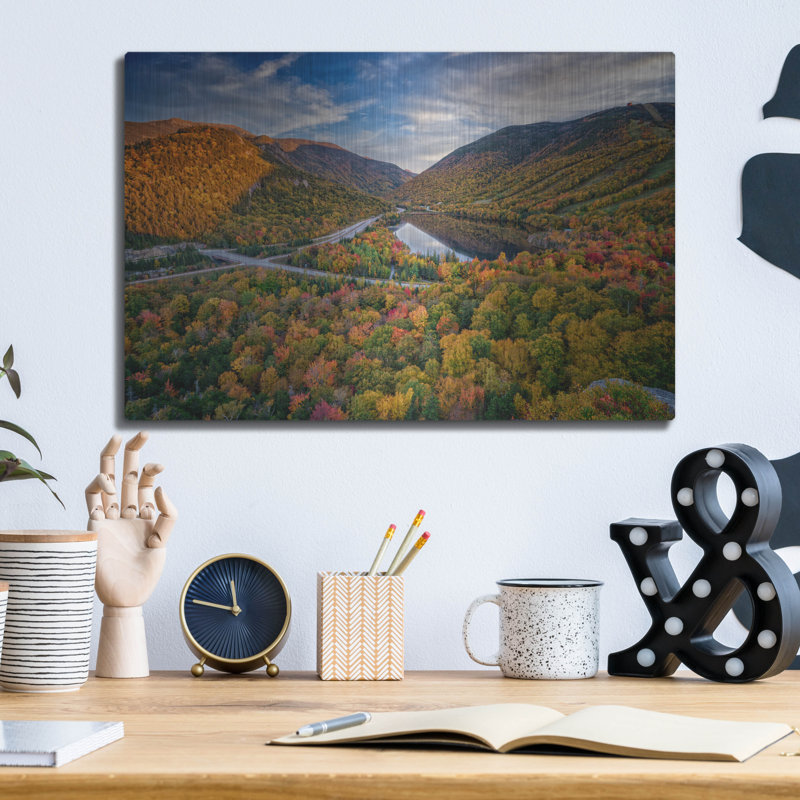  «Sunset At Artist's Bluf» par Rick Berk, 16 po x 12 po, H 12 po x l 16 po