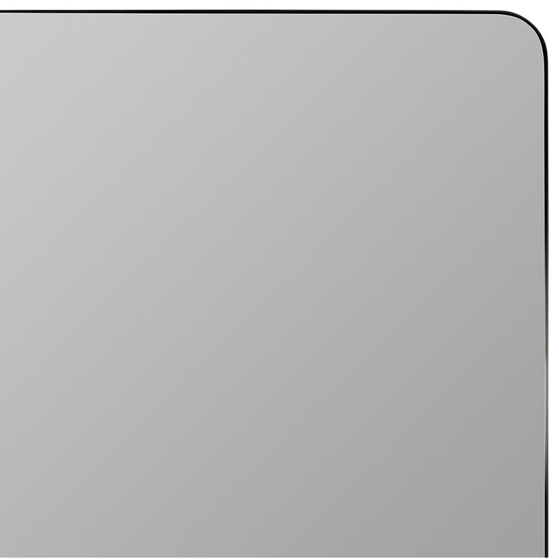 Somerset Accent Mirror, Matte Black, 34" x 33.75"