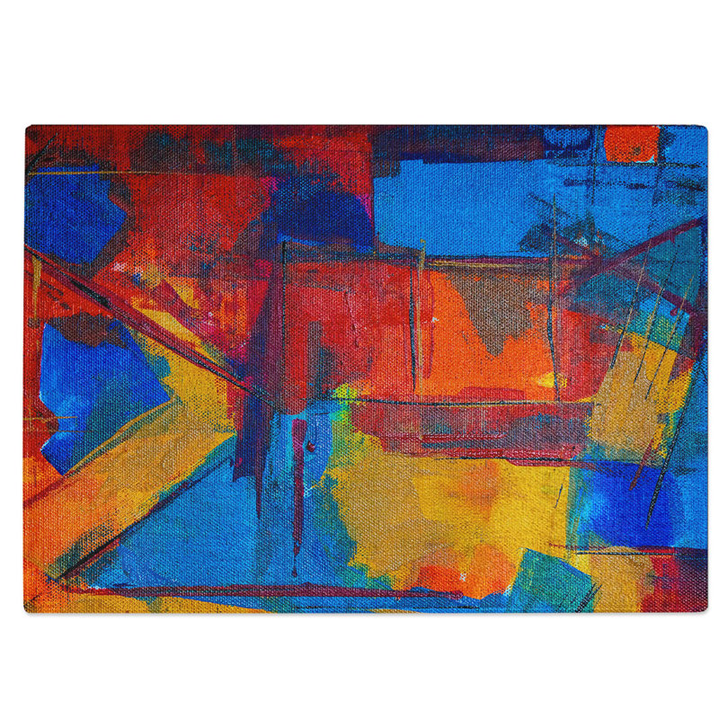 Tempered Glass Art Painting Vol.331 Chopping Board, 39 cm W x 28.5 cm L