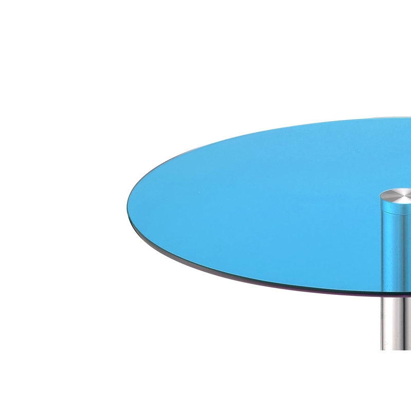 Table de bout Ashtabula, Verre bleu