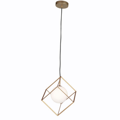 Luminaire suspendu géométrique à 1 lumière Thomson