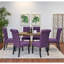 Ensemble de salle à manger 7 pièces, table à manger en épingle à cheveux avec 6 chaises, 4 options de couleurs-789554448-789554451-789554542