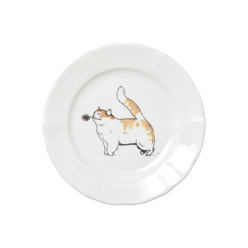 Assiette 6 po Thibaud Herem Objet (chat)