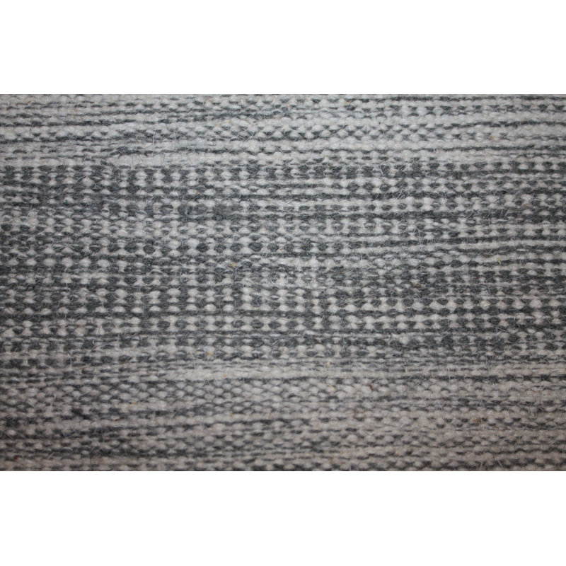 Hopewell Striped Wool Hand Woven Area Rug, Rectangle 140 x 200cm