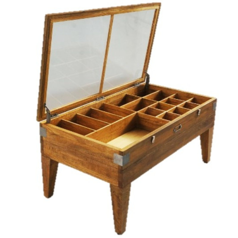Kathie Four Leg Coffee Table with Storage