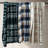 Nautica Fairisle Texture Green Plush Reversible Throw Blanket