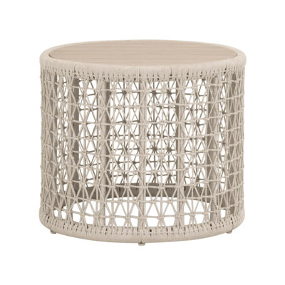 Knit Outdoor Round End Table