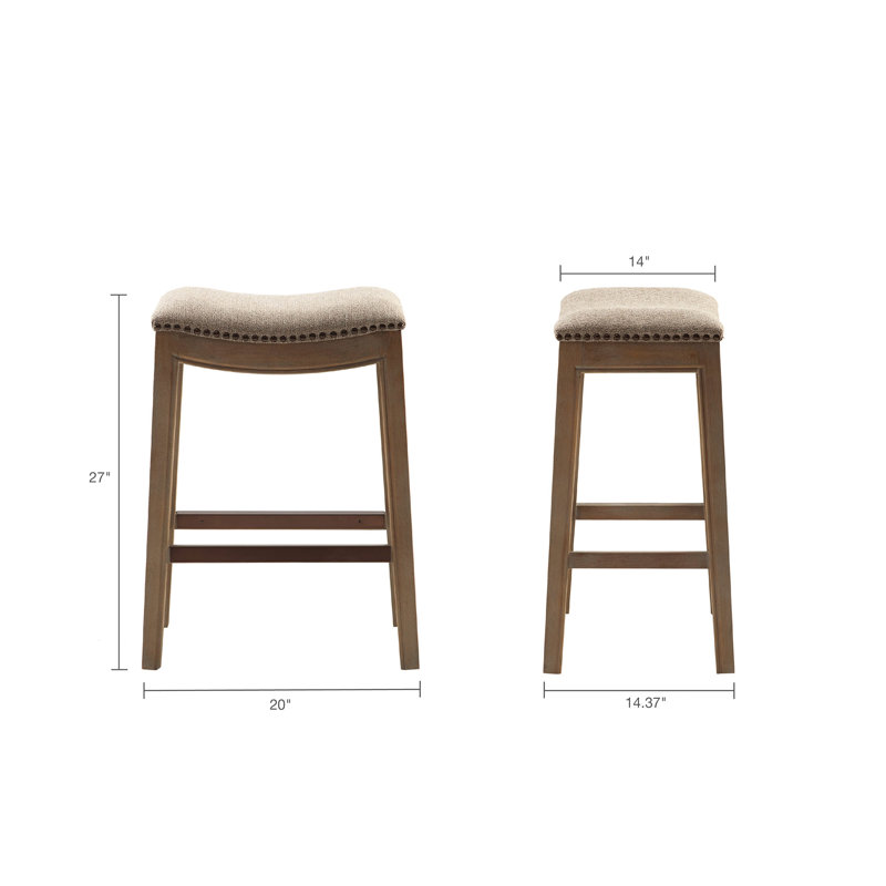 Tabouret de comptoir Saddle, Lin lin, Lin lin