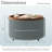Verve 30'' Round Coffee Table With Storage-610302848