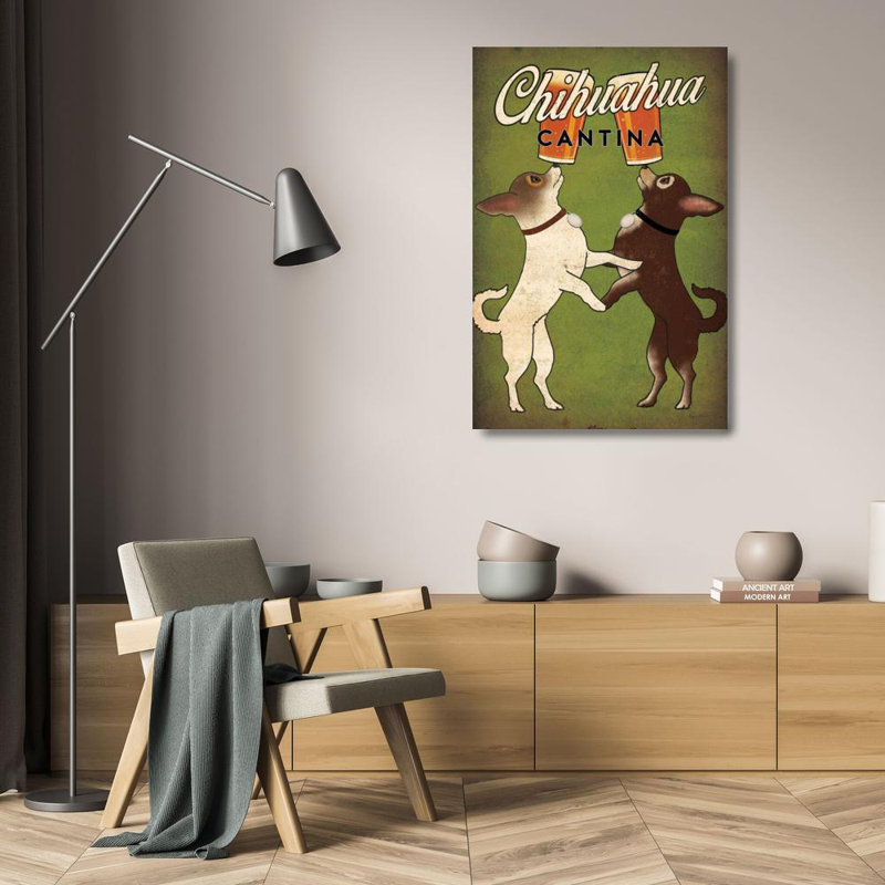 Ophelia & Co., Fowler, Ryan, reproduction d'art sur toile tendue: Chihuahua double