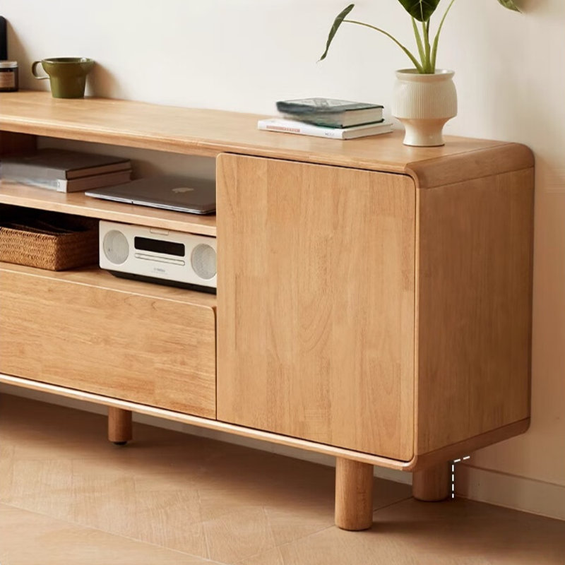 Meuble télé simple en bois massif