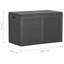 META 80.5 cm W 180 L Deck Box in Black