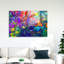 Élégante peinture décorative en verre trempé de 19,7 po x 27,6 po | 100% verre trempé, épaisseur: 0,16 pouce | Parfait pour la décoration intérieure, le salon et le bureau | Superbe œuvre d'art avec une esthétique moderne-1985420330