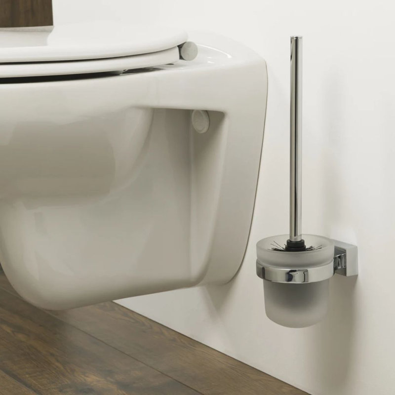 Tiger Toilet Brush and Holder Figueras Chrome