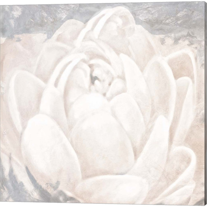 «White Grey Flower» par Patricia Pinto, art sur toile (ensemble de 2)