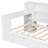 Platform Bed with Storage Shelves-860516681-860516682