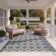 Courtyard Performance Geometric Indoor/Outdoor Area Rug