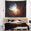 Tapisserie "Spacescape Kiss" entre deux planètes-28505189