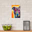 Heart U Pit Bull by Dean Russo - Print on Canvas-56803664-42154475