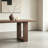 Nut-brown Rectangular Solid Wood Dining table-1992741111-1992741106