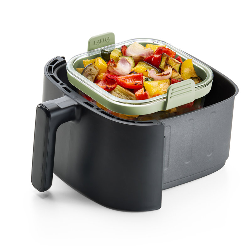 Lékué Air Fryer Square Glass Dish 