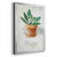 Basilic en pot - ensemble de 3 peintures sur toile encadrées-1187249456-1187249458