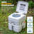 Alpcour 5.3 Gallons GPF Round Floor Mounted Kit (Seat Included)
