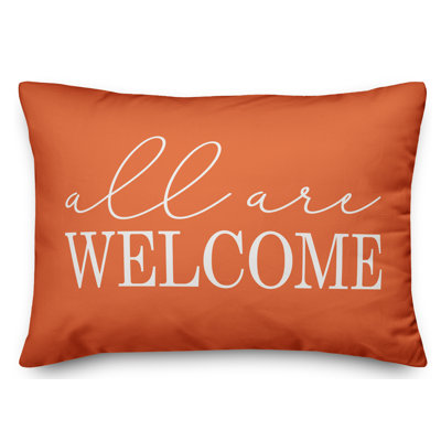  Housse et insert pour coussin rectangulaire All All Welcome