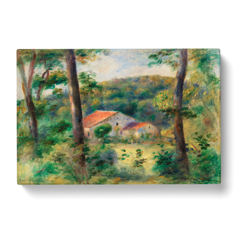Environs Of Briey by Pierre-Auguste Renoir - Wrapped Canvas Painting, 35cm H x 50cm W x 3cm D