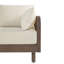 Fauteuil d'extérieur en eucalyptus brun et corde Delavina-735041686