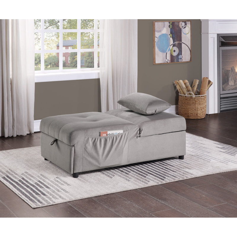 Banc de rangement à plateau relevable Ampelio