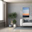  «Blue To Orange Evening» par Life BeautifuLEE, art mural sur toile, 26 po x 40 po-1394804899